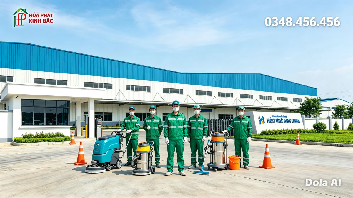 🏭 VỆ SINH NH&Agrave; XƯỞNG V&Agrave; KHU C&Ocirc;NG NGHIỆP